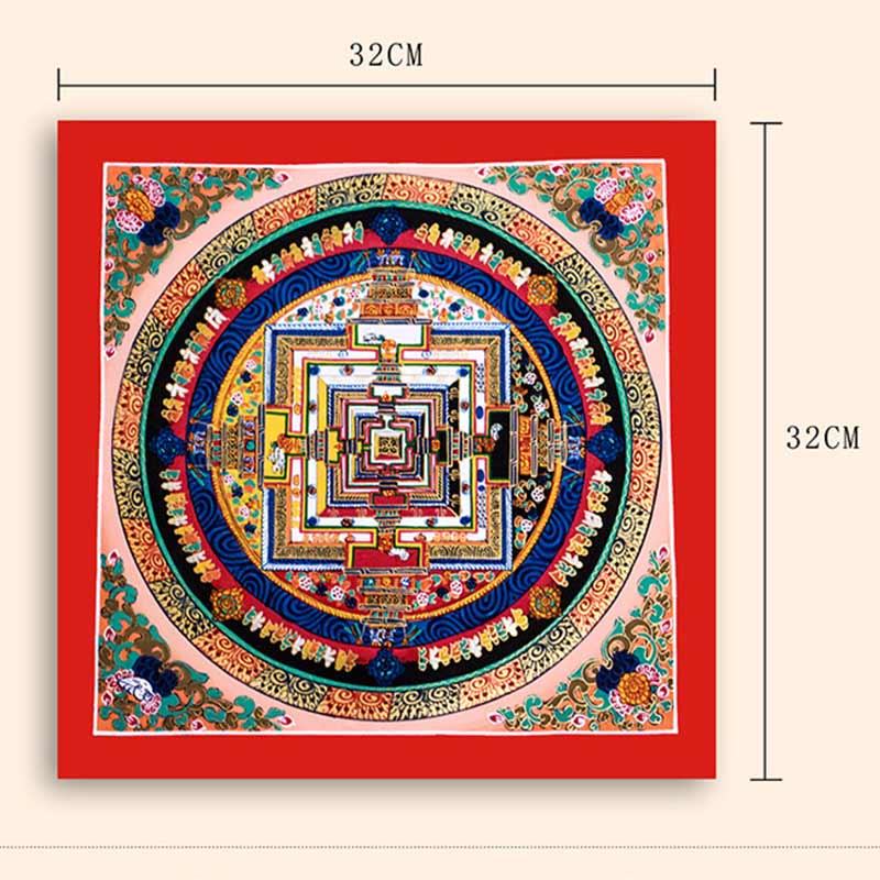 KarmaRipple's Tibetan Handmade Thangka Mandala Painting Blind Box Random Color Pattern p17