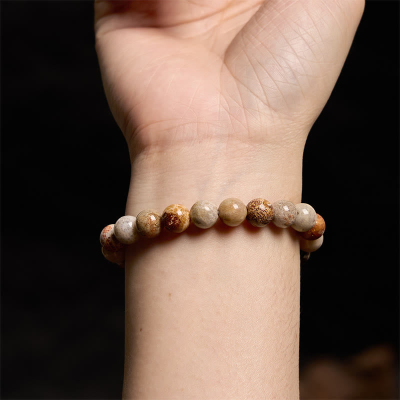 KarmaRipple's Fossil Coral Compassion Bracelet p5