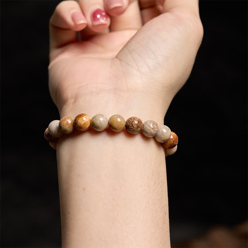 KarmaRipple's Fossil Coral Compassion Bracelet p6