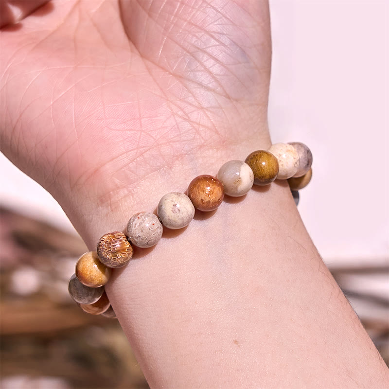 KarmaRipple's Fossil Coral Compassion Bracelet p3