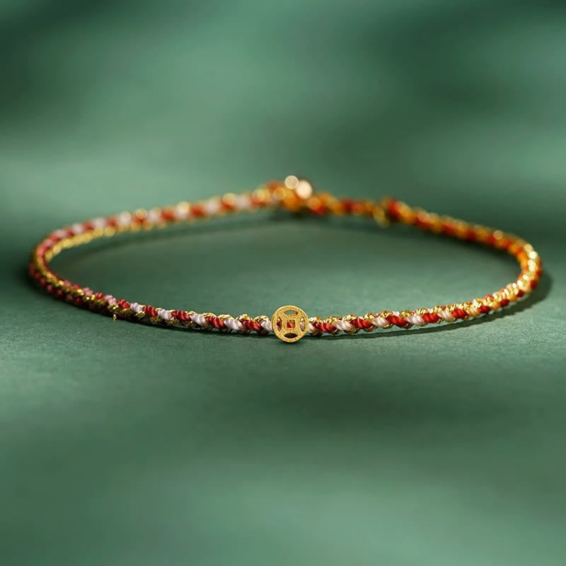 KarmaRipple's Colorful Rope Fortune Coin Bead Abundance p27