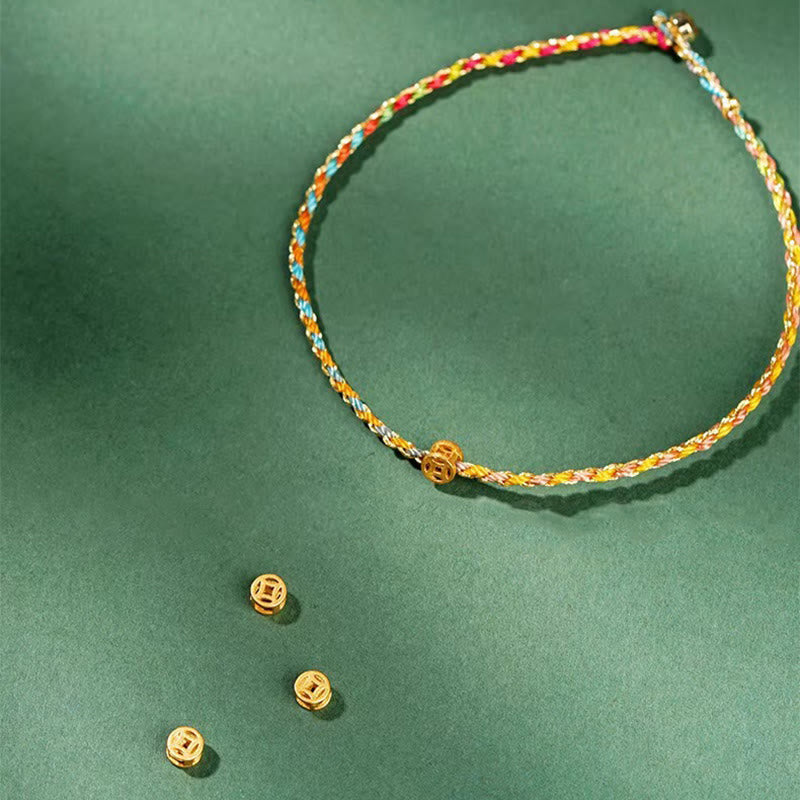 KarmaRipple's Colorful Rope Fortune Coin Bead Abundance p19