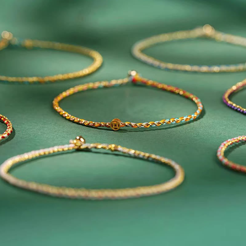 KarmaRipple's Colorful Rope Fortune Coin Bead Abundance p23