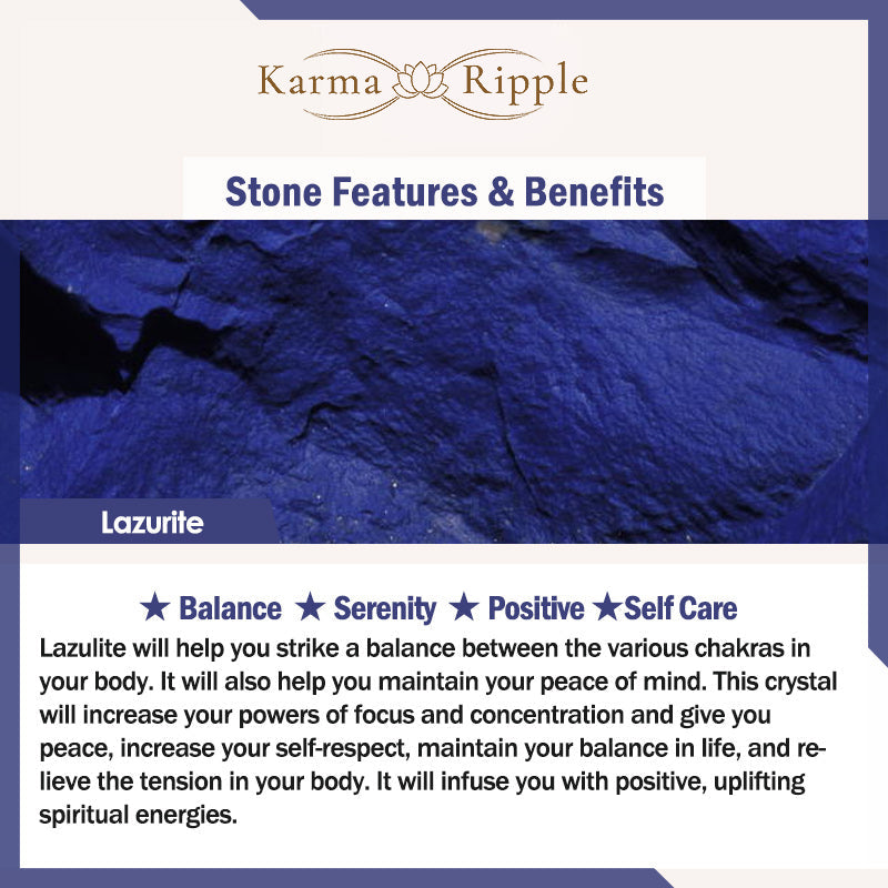 KarmaRipple's KarmaRipple Lazurite Positive Balance Bracelet p7