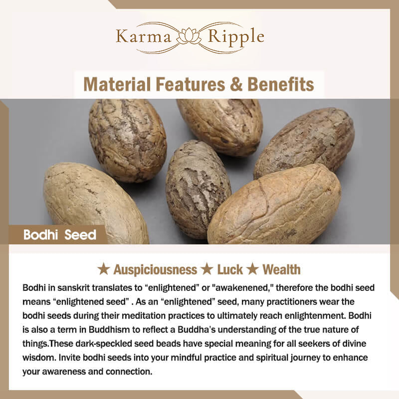 KarmaRipple's Tibetan Bodhi Seed Wisdom Bracelet p8