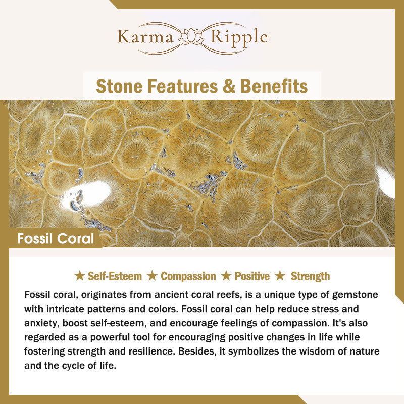 KarmaRipple's Fossil Coral Compassion Bracelet p8