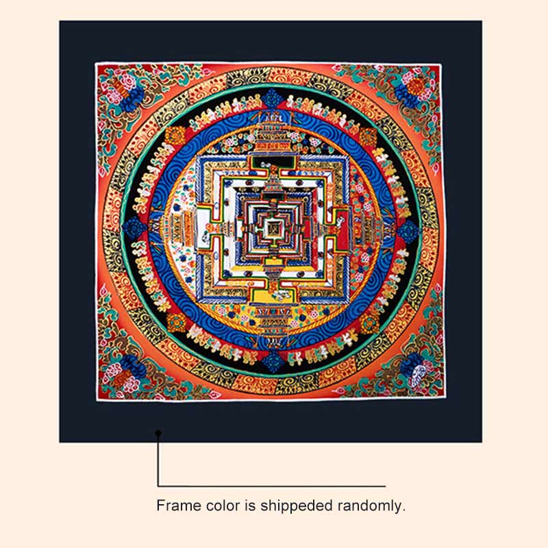 KarmaRipple's Tibetan Handmade Thangka Mandala Painting Blind Box Random Color Pattern p18