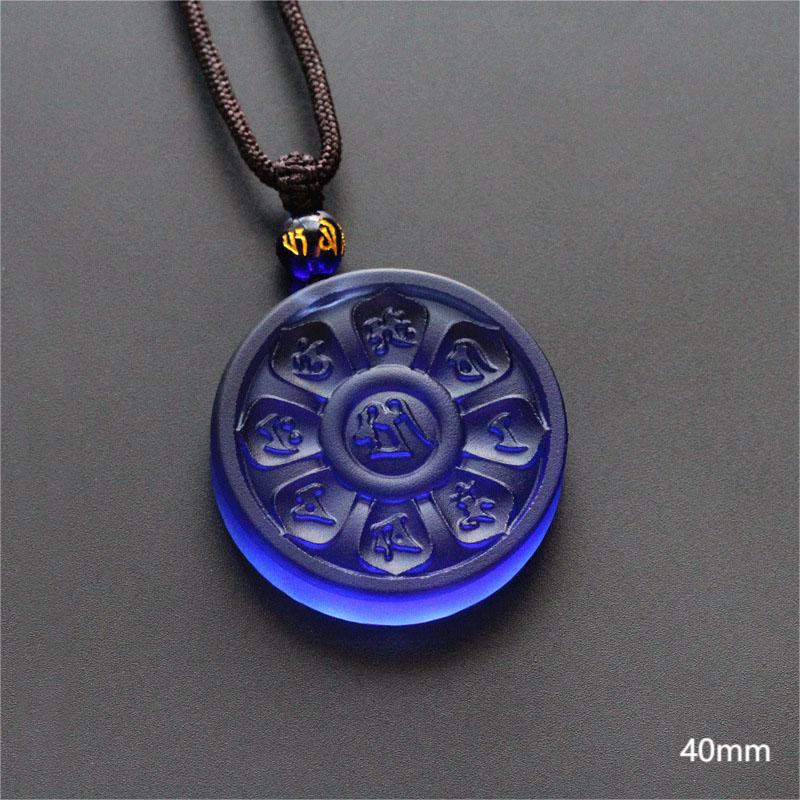 KarmaRipple's Liuli Manjusri Lotus Enlightenment Pendant p7