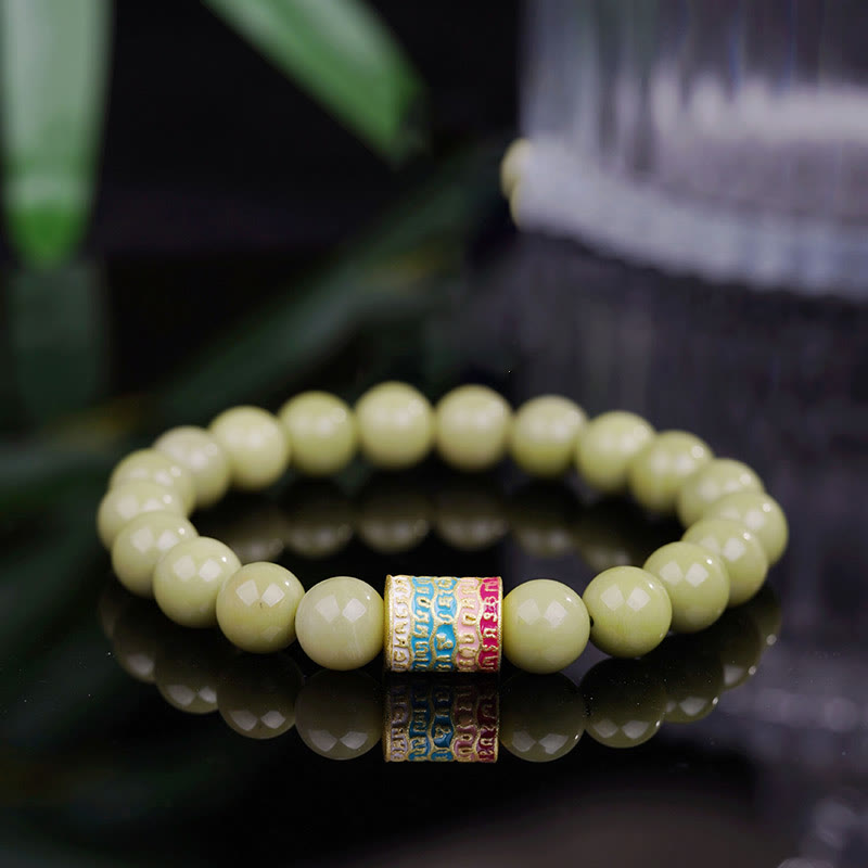 KarmaRipple's Authentic Alashan Agate Encourage Bracelet p10