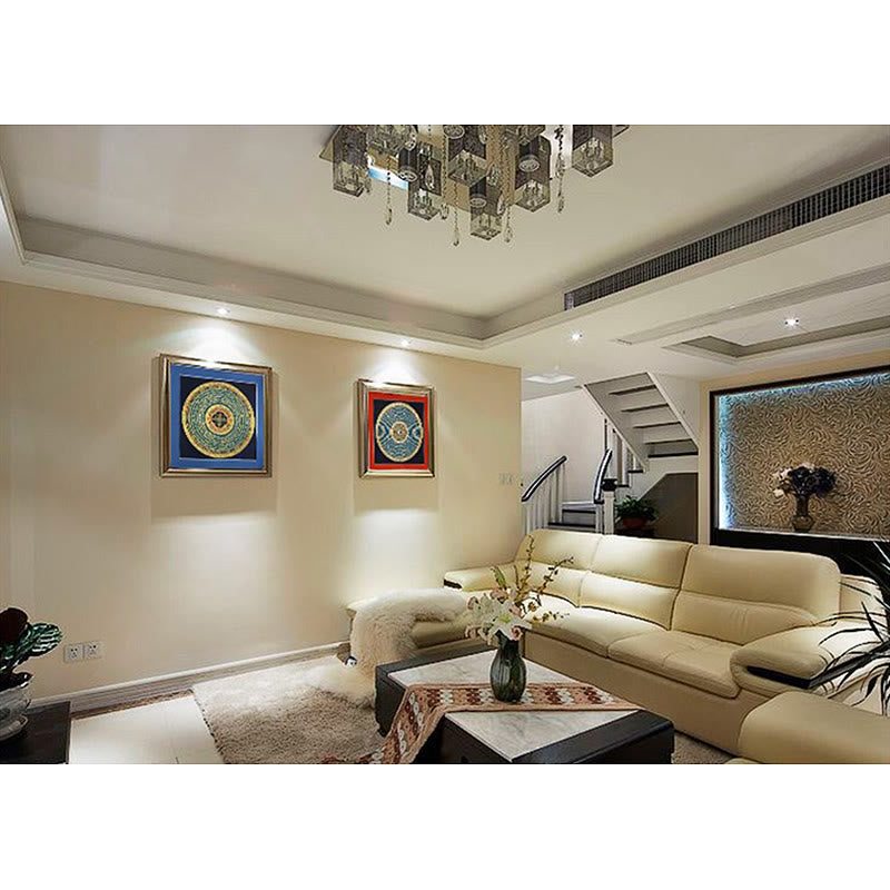 KarmaRipple's Tibetan Handmade Thangka Painting Spiritual Blessing Blind Box Random Color Pattern p20