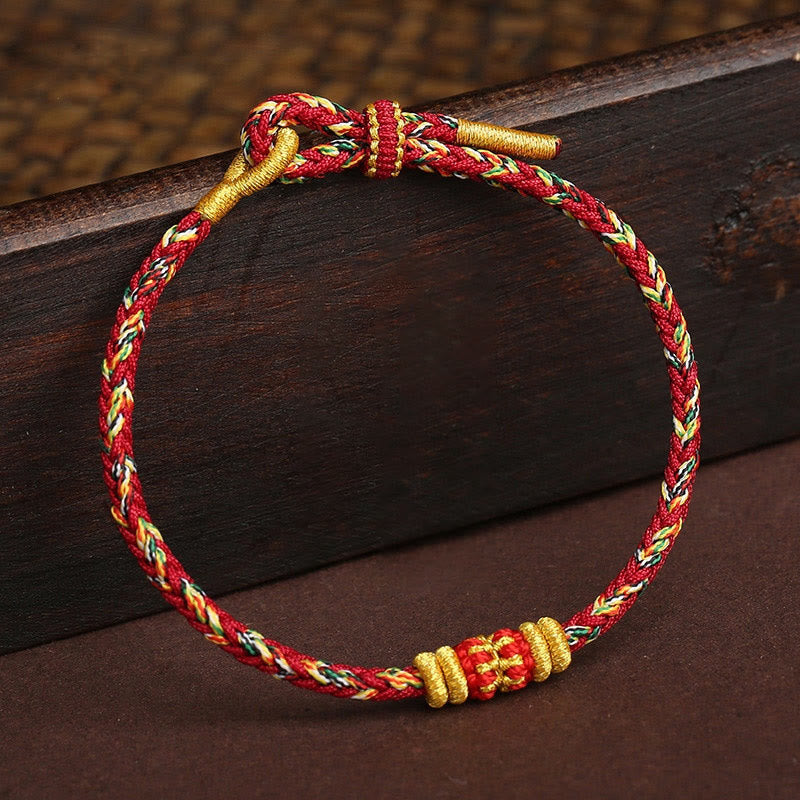KarmaRipple's Handmade Colorful Rope King Kong Weave Woven Fortune Bracelet p22