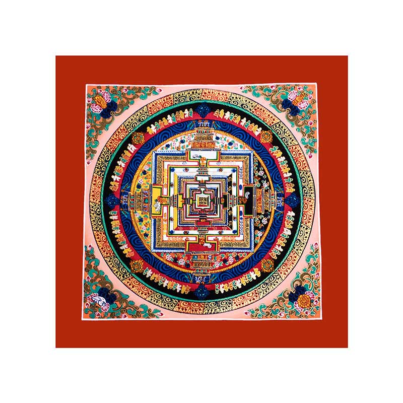 KarmaRipple's Tibetan Handmade Thangka Mandala Painting Blind Box Random Color Pattern p6