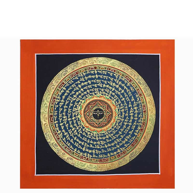 KarmaRipple's Tibetan Handmade Thangka Painting Spiritual Blessing Blind Box Random Color Pattern p5