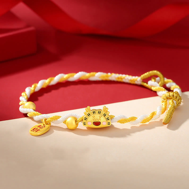 KarmaRipple's ???A Flash Sale- 925 Sterling Silver Year Of The Dragon Dumpling Design Attract Fortune Fortune Woven Bracelet p15