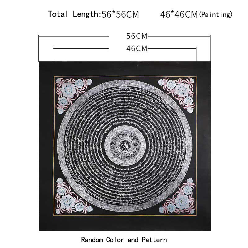 KarmaRipple's Tibetan Handmade Thangka Painting Spiritual Blessing Blind Box Random Color Pattern p15