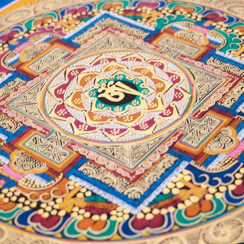 KarmaRipple's Tibetan Handmade Thangka Painting Blessing Thangka Blind Box Random Color Pattern p10