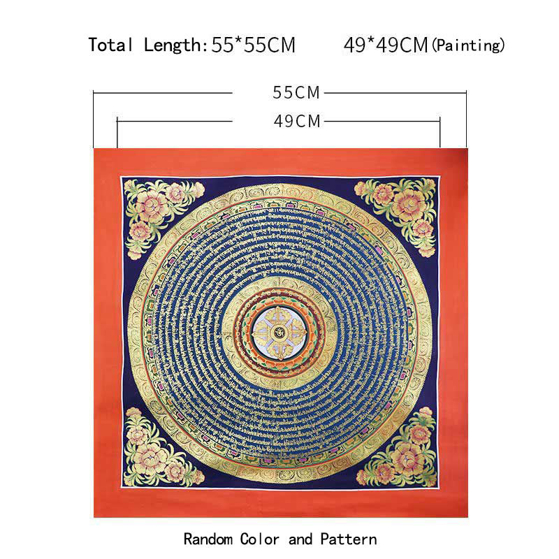 KarmaRipple's Tibetan Handmade Thangka Painting Spiritual Blessing Blind Box Random Color Pattern p14