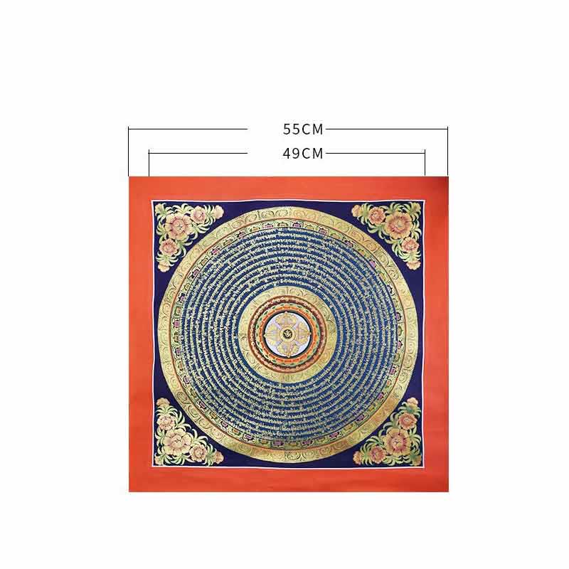 KarmaRipple's Tibetan Handmade Thangka Painting Spiritual Blessing Blind Box Random Color Pattern p33