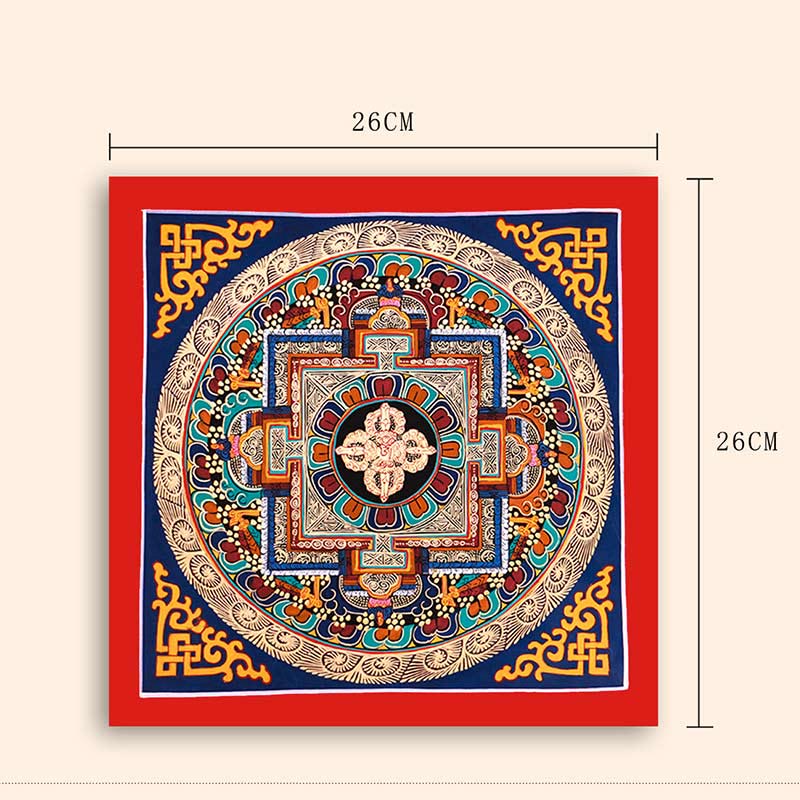 KarmaRipple's Tibetan Handmade Thangka Painting Blessing Thangka Blind Box Random Color Pattern p22
