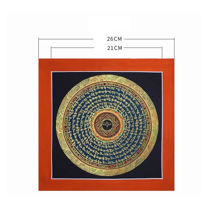 KarmaRipple's Tibetan Handmade Thangka Painting Spiritual Blessing Blind Box Random Color Pattern p31