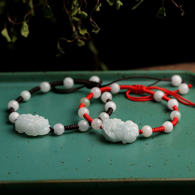 KarmaRipple's Authentic Jade PiXiu Fortune Bracelet p6