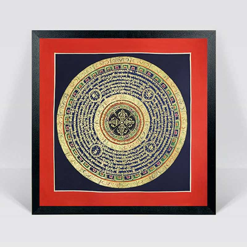 KarmaRipple's Tibetan Handmade Thangka Painting Spiritual Blessing Blind Box Random Color Pattern p6