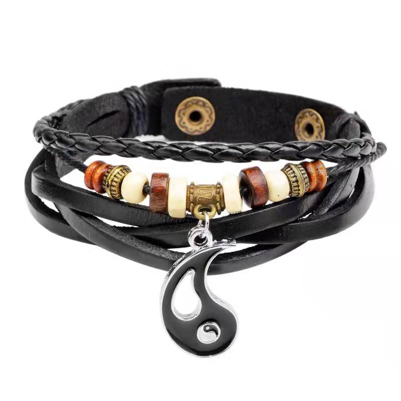 KarmaRipple's Yin Yang Necklace Pair Balance Bracelet ( p1