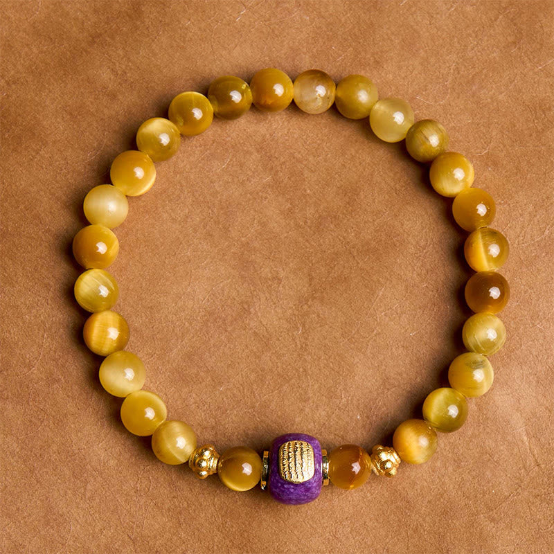 KarmaRipple's Tiger Eye Bead Fortune Protection Bracelet p3