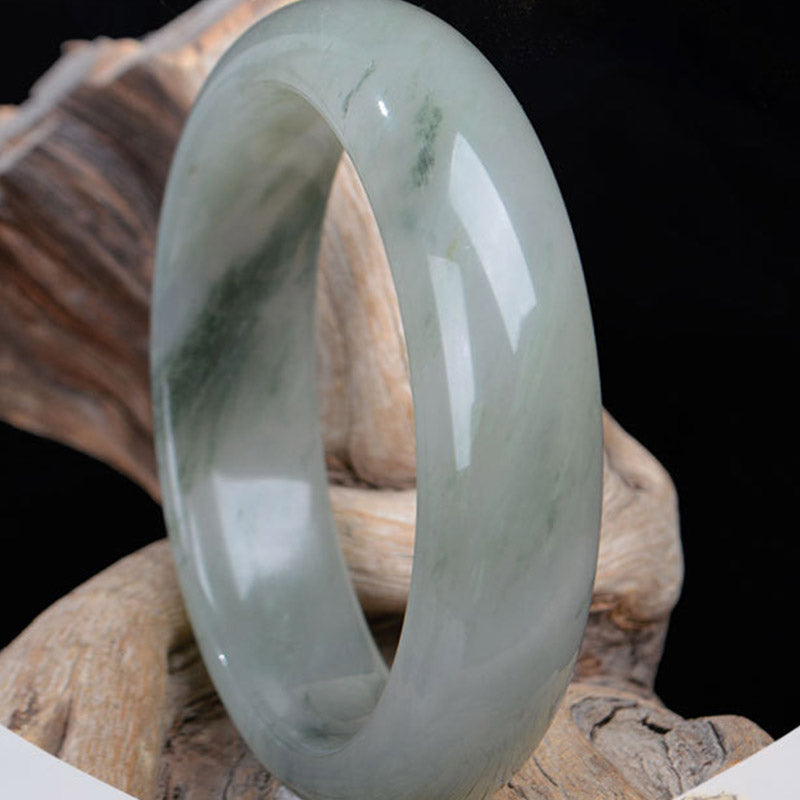KarmaRipple's Authentic Jade Fortune Balancing Bangle Bracelet p8