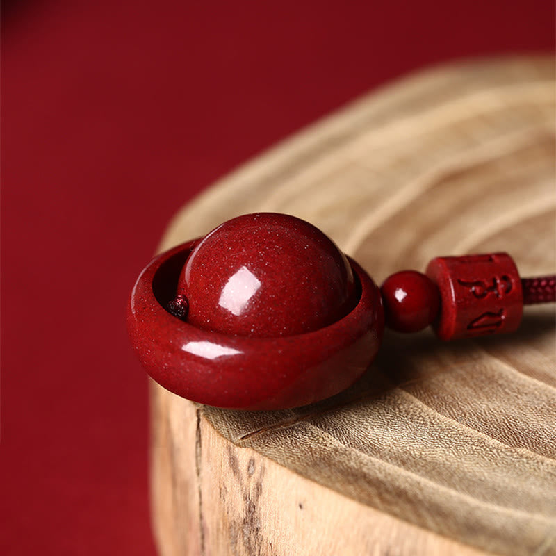 KarmaRipple's Cinnabar Om Mani Padme Hum PiXiu Blessing Fortunate Bead Pendant Necklace p14