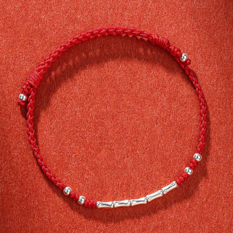 KarmaRipple's Tibet Handmade Multicolored Bamboo Protection Woven String Bracelet p20