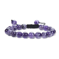 KarmaRipple's Authentic Balancing Power Gemstone Gemstone Beadwork Unisex Adjustable Macrame Bracelet