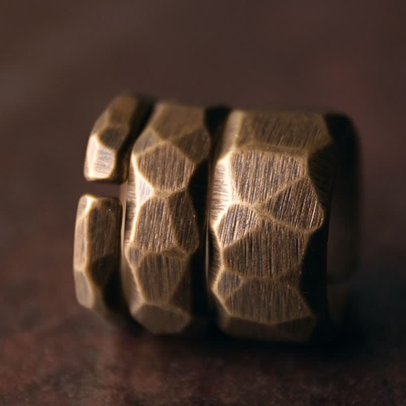KarmaRipple's Tibetan Simple Design Bronze Wealth Ring p17