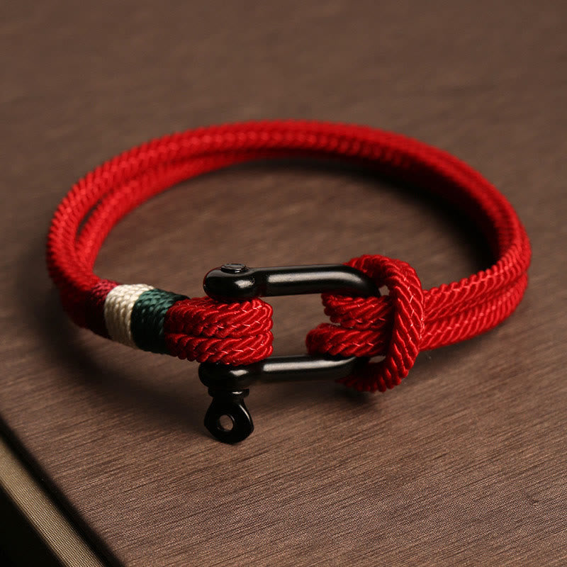 KarmaRipple's Simple Design Fortune Stainless Steel Buckle Bracelet p1