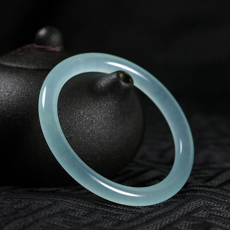 KarmaRipple's Authentic Jade Balancing Blessing Bangle Bracelet p8