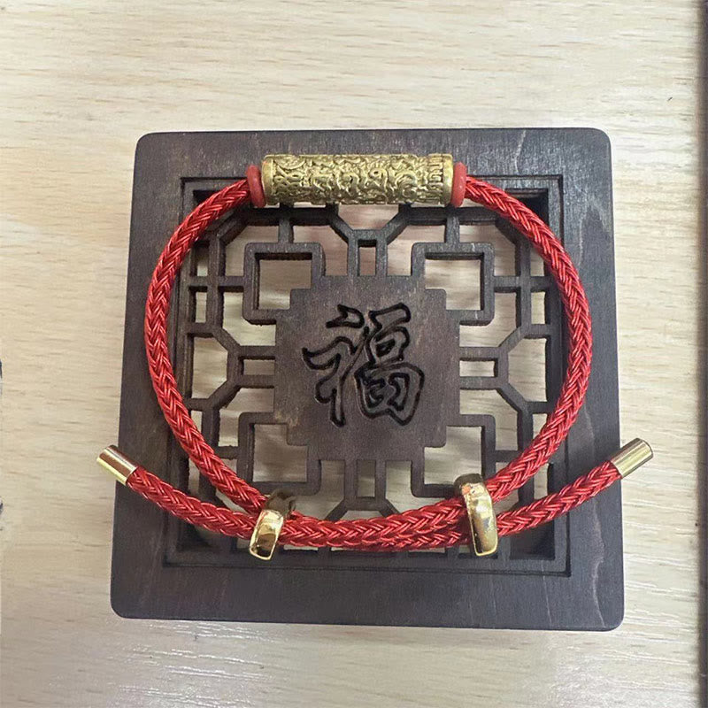 KarmaRipple's Tibet Handmade Tai Sui Rope Protection Strength Woven Bracelet p1