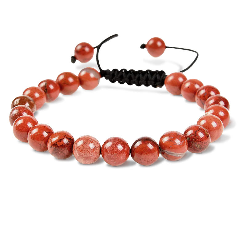 KarmaRipple's Authentic Balancing Power Gemstone Gemstone Beadwork Unisex Adjustable Macrame Bracelet p29