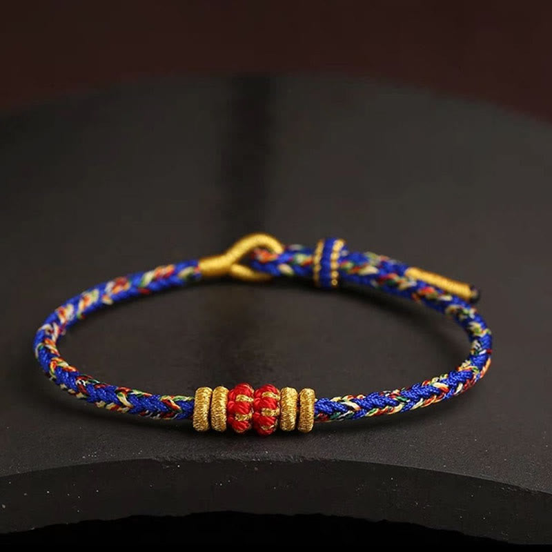 KarmaRipple's Handmade Colorful Rope King Kong Weave Woven Fortune Bracelet p23