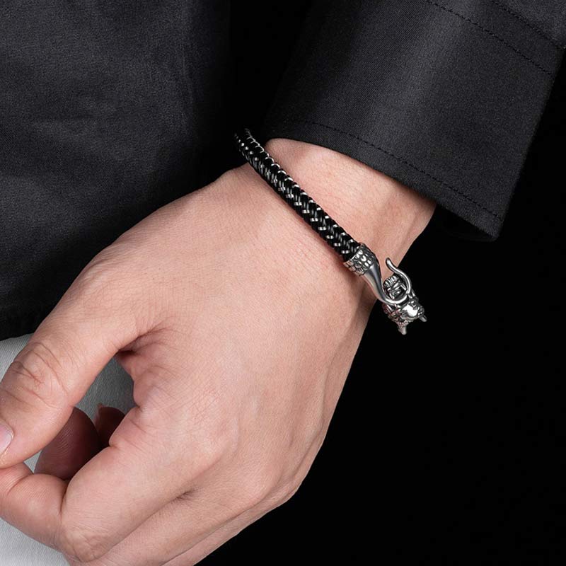 KarmaRipple's Dragon Titanium Steel Protection Fortune Bracelet p18