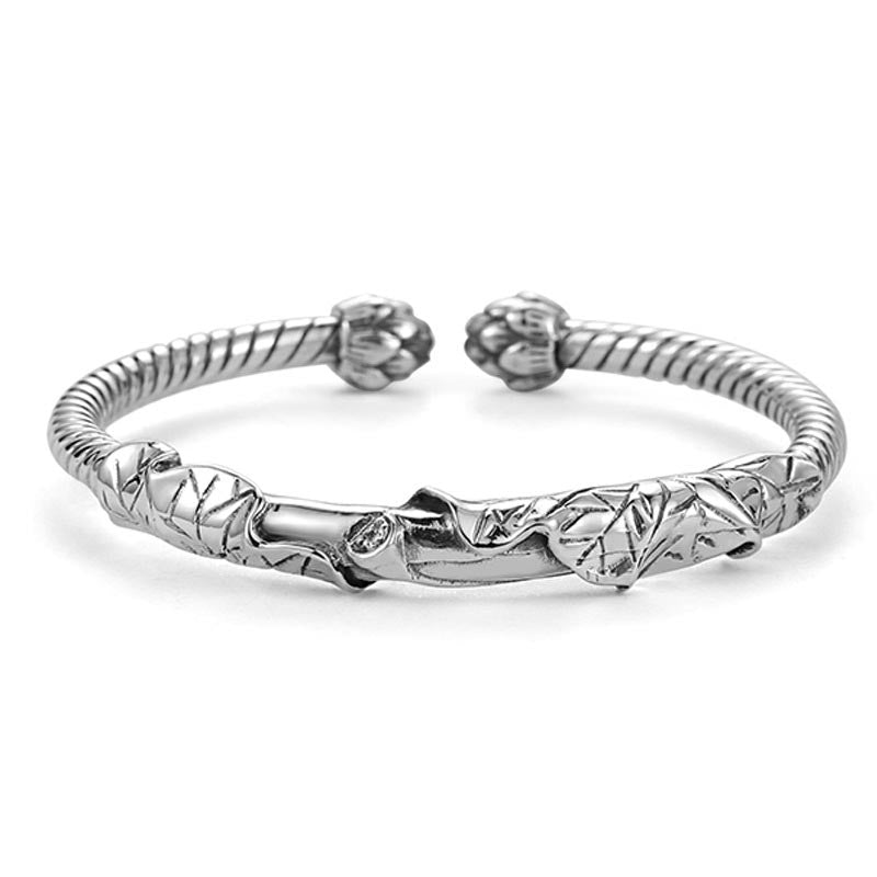 KarmaRipple's Tibetan Lotus Ivory Bronze Wealth Bracelet p2