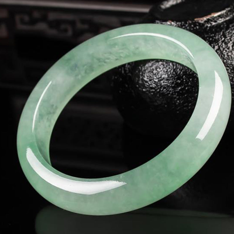 KarmaRipple's Jade Protection Balancing Bangle Bracelet p1