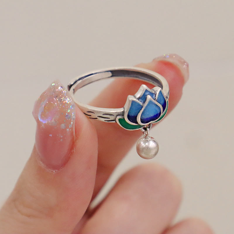 KarmaRipple's Lotus Flower Pattern Enlightenment Ring p7