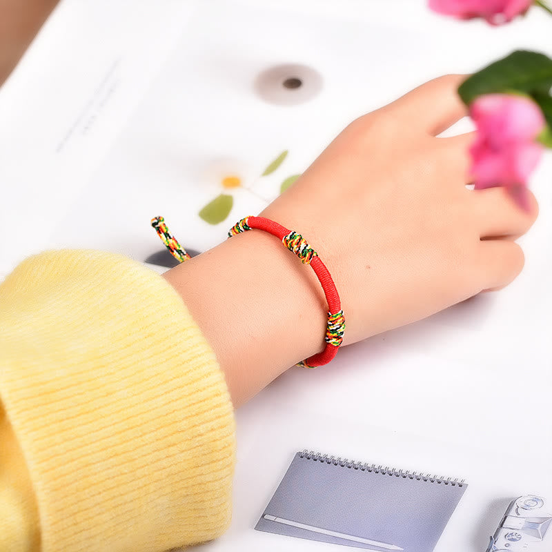 KarmaRipple's Tibetan Handmade Colorful King Kong Weave Fortunate Protection Braid String Bracelet p10