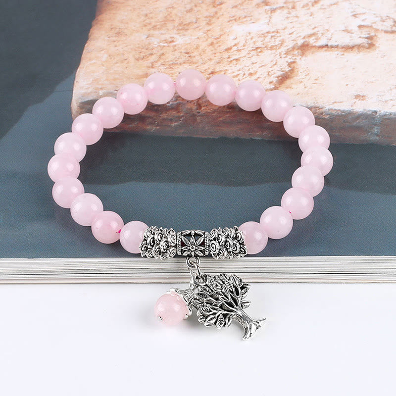 KarmaRipple's Authentic Gemstone Tree of Life Fortunate Talisman Stretch Bracelet p16