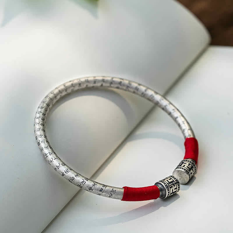 KarmaRipple's Tibet Om Mani Padme Hum Fortune Red String Bracelet Bangle p7
