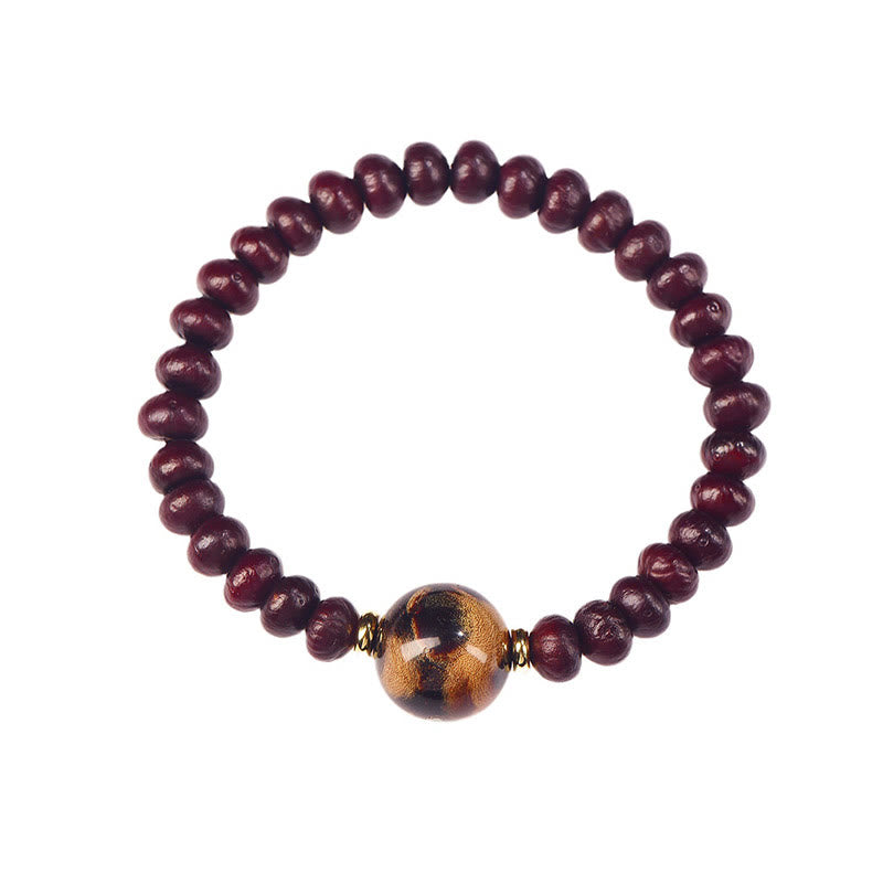 KarmaRipple's Authentic Tibetan Purple Bodhi Seed Bead Balance Bracelet p9