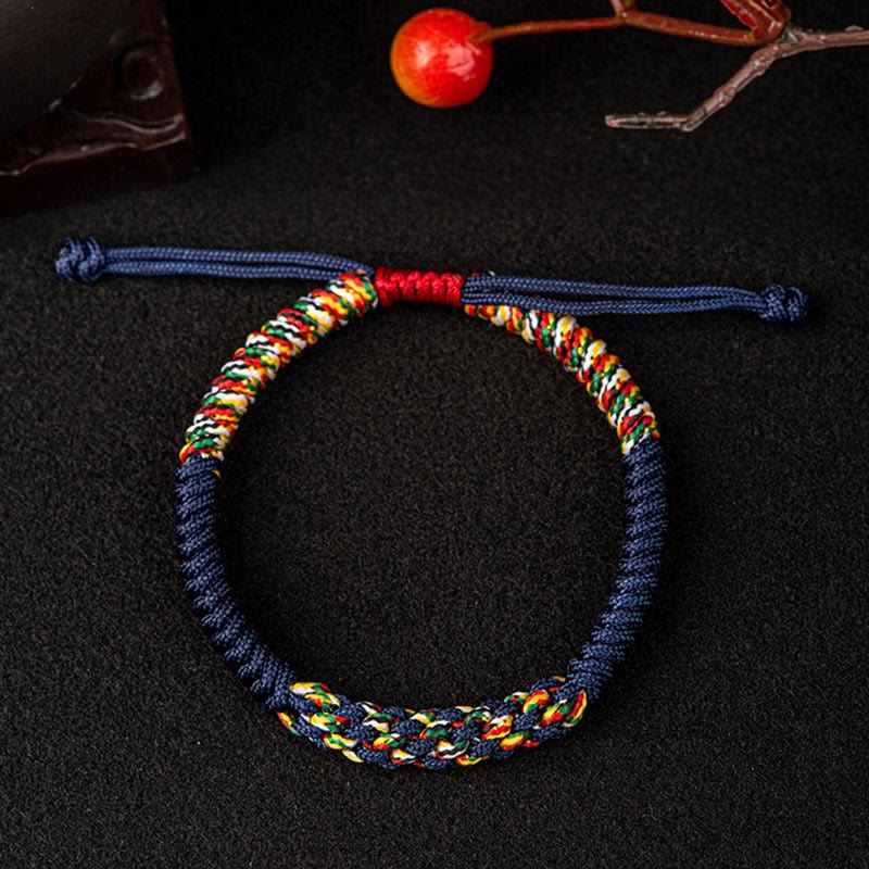 KarmaRipple's Tibetan Handmade Colorful King Kong Weave Fortune Braid String Bracelet p10