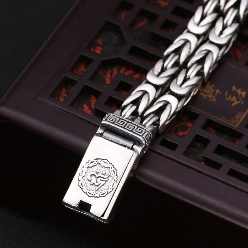 KarmaRipple's Om Mani Padme Hum Engraved Peace Purity Bracelet p3