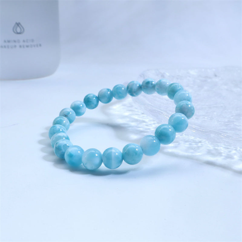 KarmaRipple's Authentic Larimar Wisdom Confidence Bracelet p13