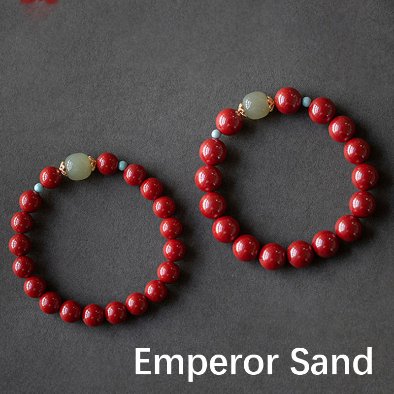 KarmaRipple's Cinnabar Green Aventurine Fortune Fortune Bracelet p10